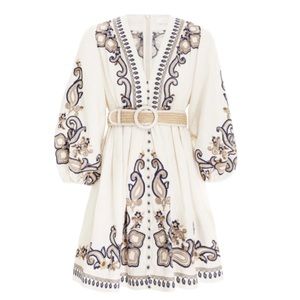 NWOT Zimmermann Aliane Paisley Short Dress